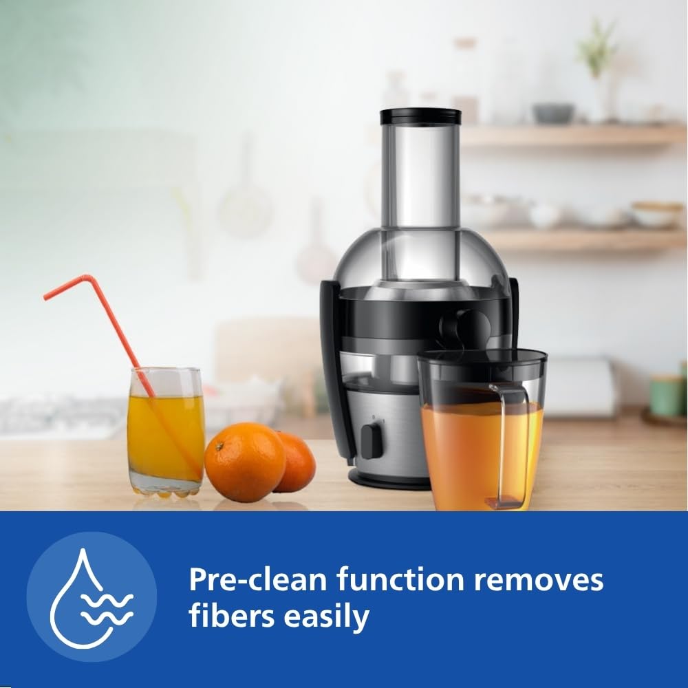 PHILIPS Viva Collection 2L Juicer (Black/Silver)