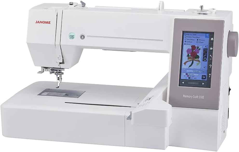 Janome Memory Craft 550E Limited Edition Embroidery Machine – 14" x 7.9", 550+ Designs | UAE