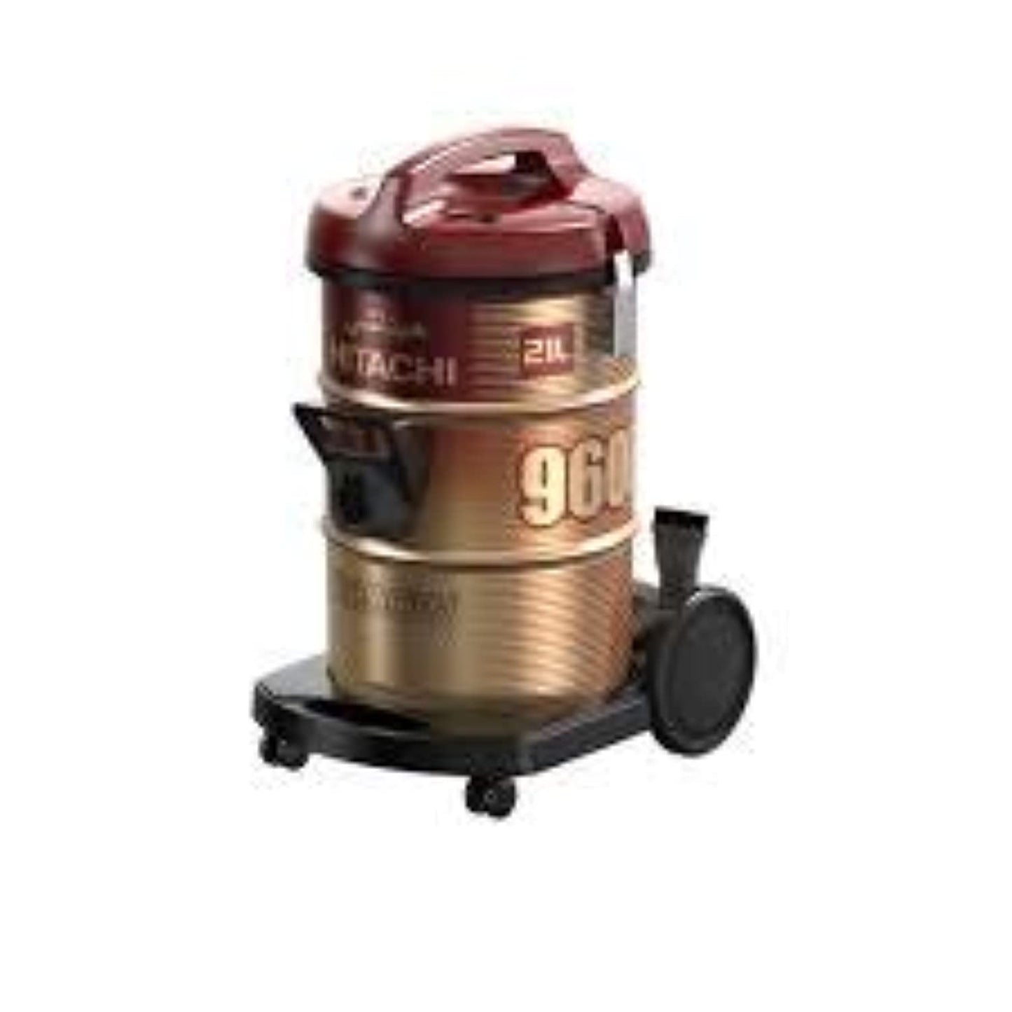 Hitachi CV960Y24CBSWR 21 Liter Corded Canister Vacuum Cleaner Red