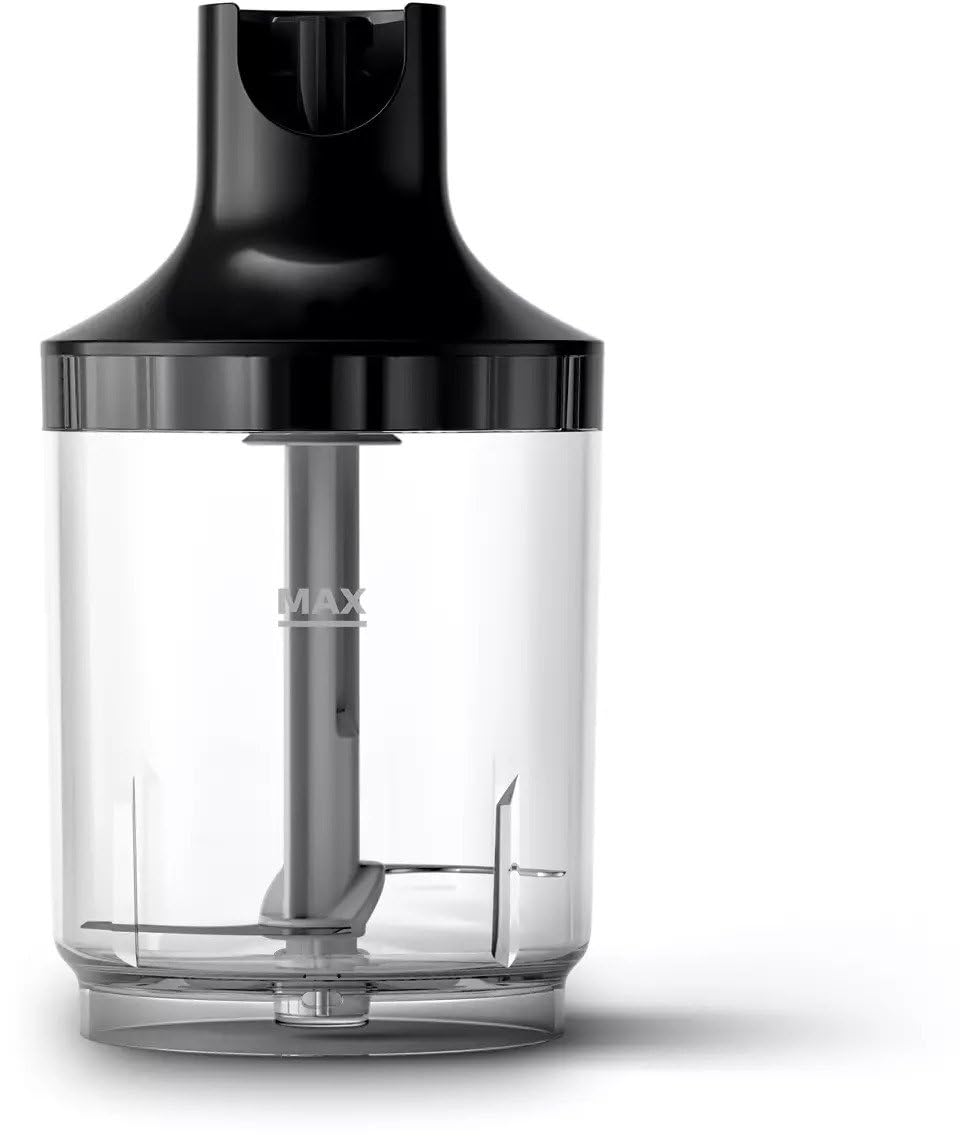 Philips Viva Collection ProMix Handblender - 800W, Anti-Splash, XL Chopper, Whisk, On-the-go tumbler - HR2652/91