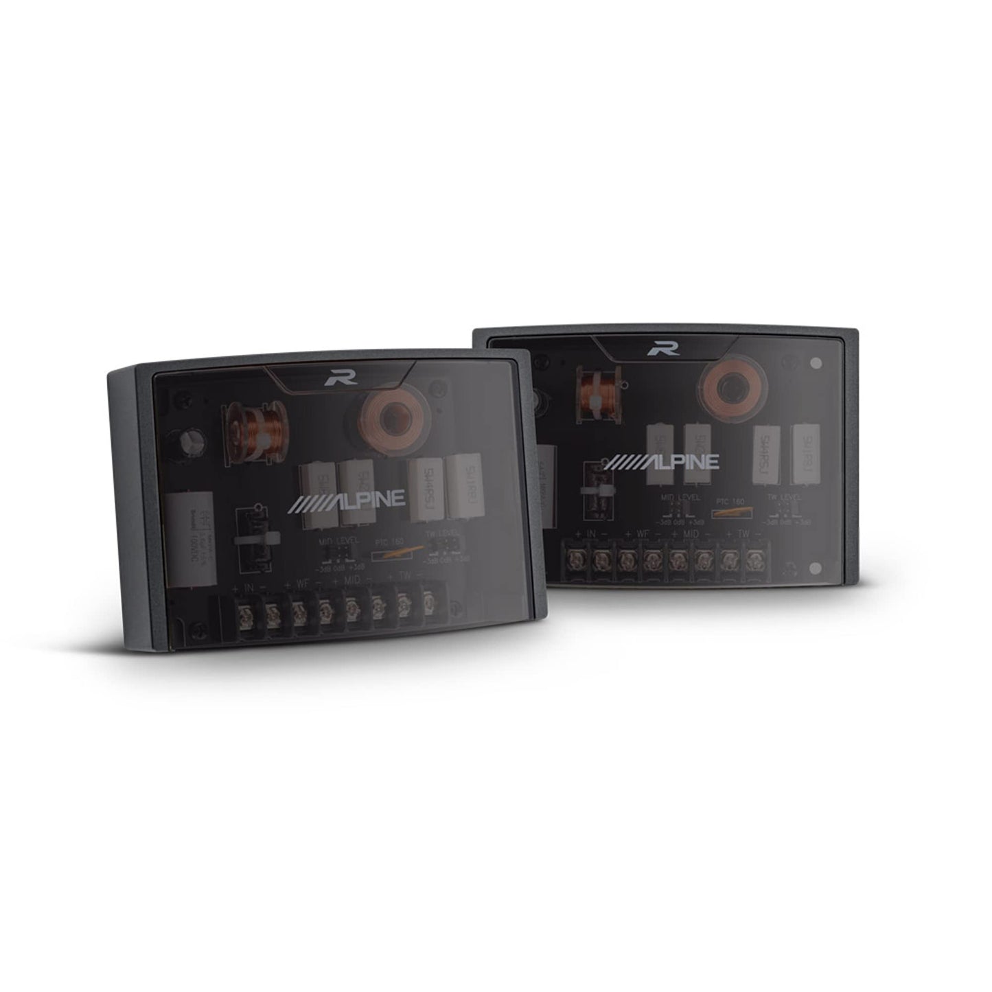 Alpine 6.5" R2 High-Resolution Speaker Bundle - A Pair of Pro-Series R2-S652 2-Way Component Speakers & a Pair of R2-S65 6.5" Coaxial Speakers
