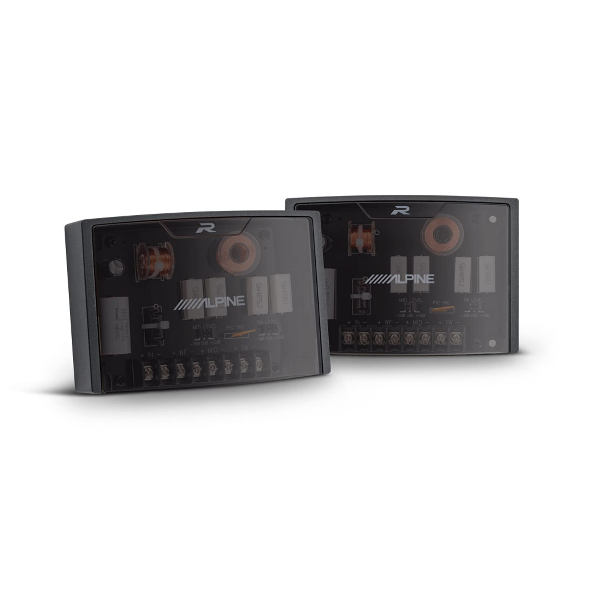 Alpine 6.5" R2 High-Resolution Speaker Bundle - A Pair of Pro-Series R2-S652 2-Way Component Speakers & a Pair of R2-S65 6.5" Coaxial Speakers