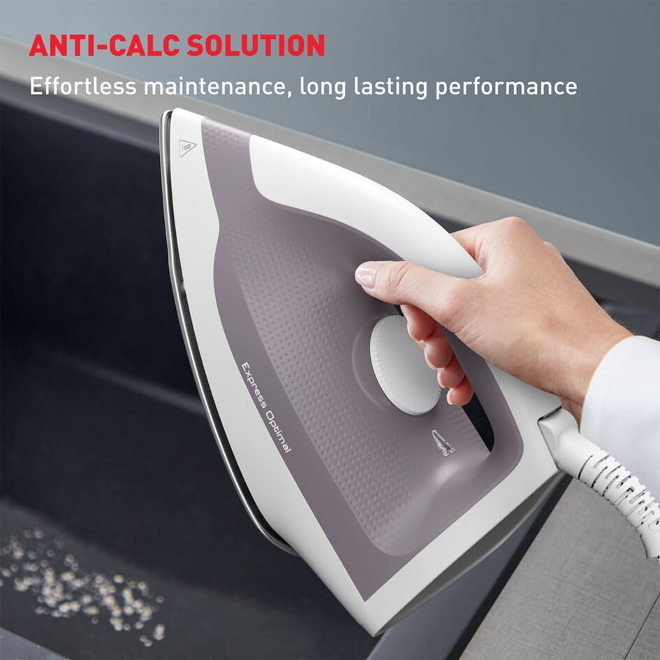 TEFAL Steam Generator Iron | Express Optimal Steam Station |2200W |5.3bars,250g/min,110g/min |ceramic soleplate | 2 Years Warranty | SV4111M0