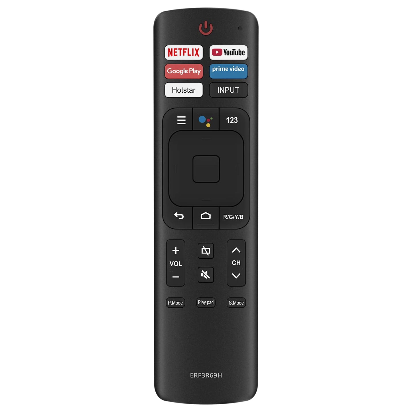 PerFascin ERF3R69H Replacement Remote Control Work for Hisense TV 55H5C 43H5C LC-40N5000 LC-43N5000 LC-43N610 LC-50N7000 LC-55Q7530U LC-55N6000 LC-55N7000 LC-60N6200 LC-65N5200 65Q8090E 65H9908 55Q8E