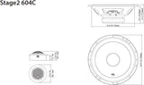 JBL Stage 2604C 2-Way Component Car Speaker System