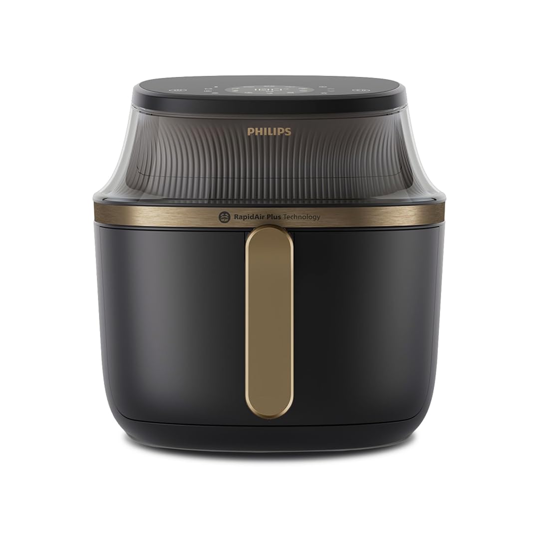 Philips Airfryer XXL - 7.2L, 2000W, See-through Cooking Window, 16 Cooking Functions, Touchscreen, RapidAir Plus Technology, Black - NA342/09