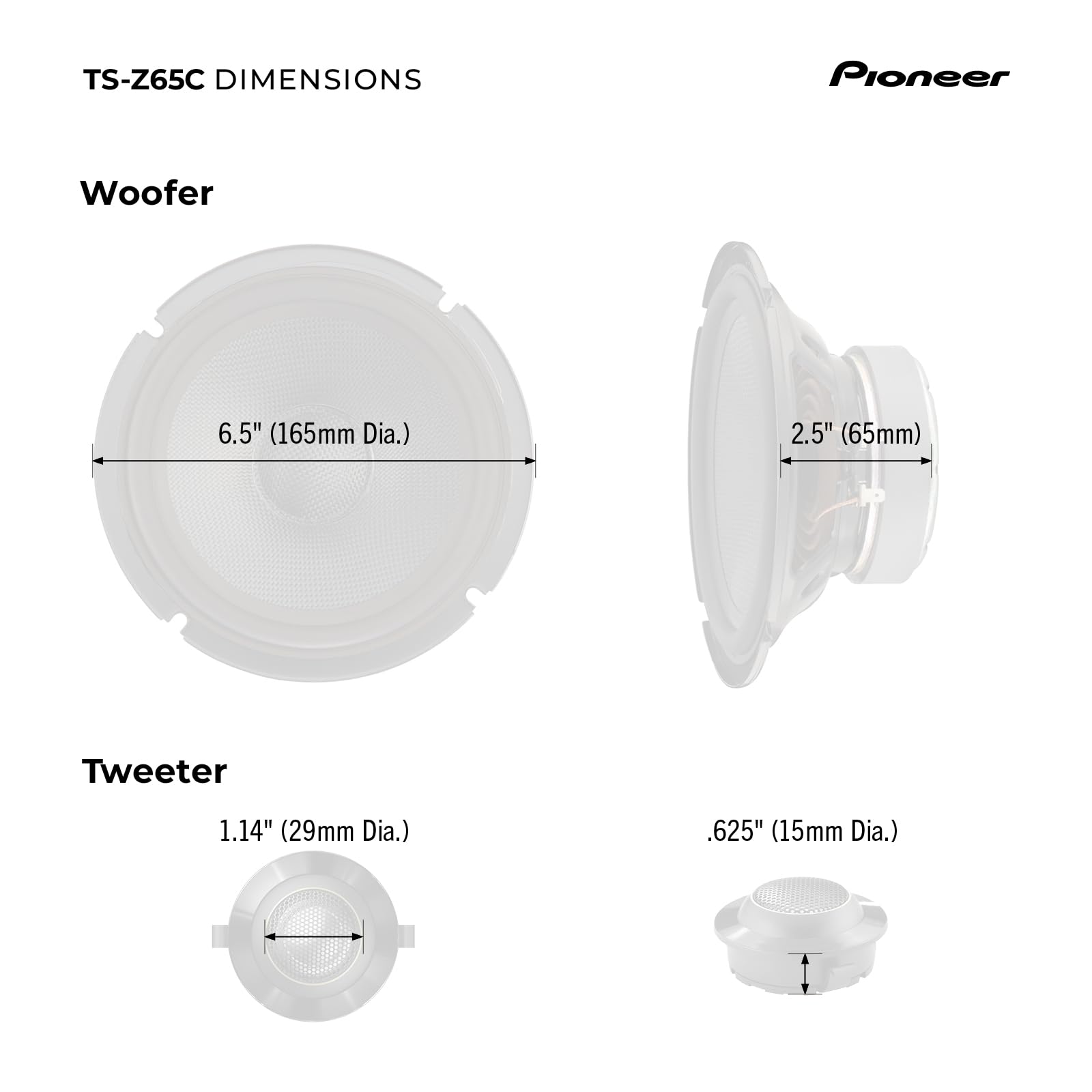 PIONEER TS-Z Speakers