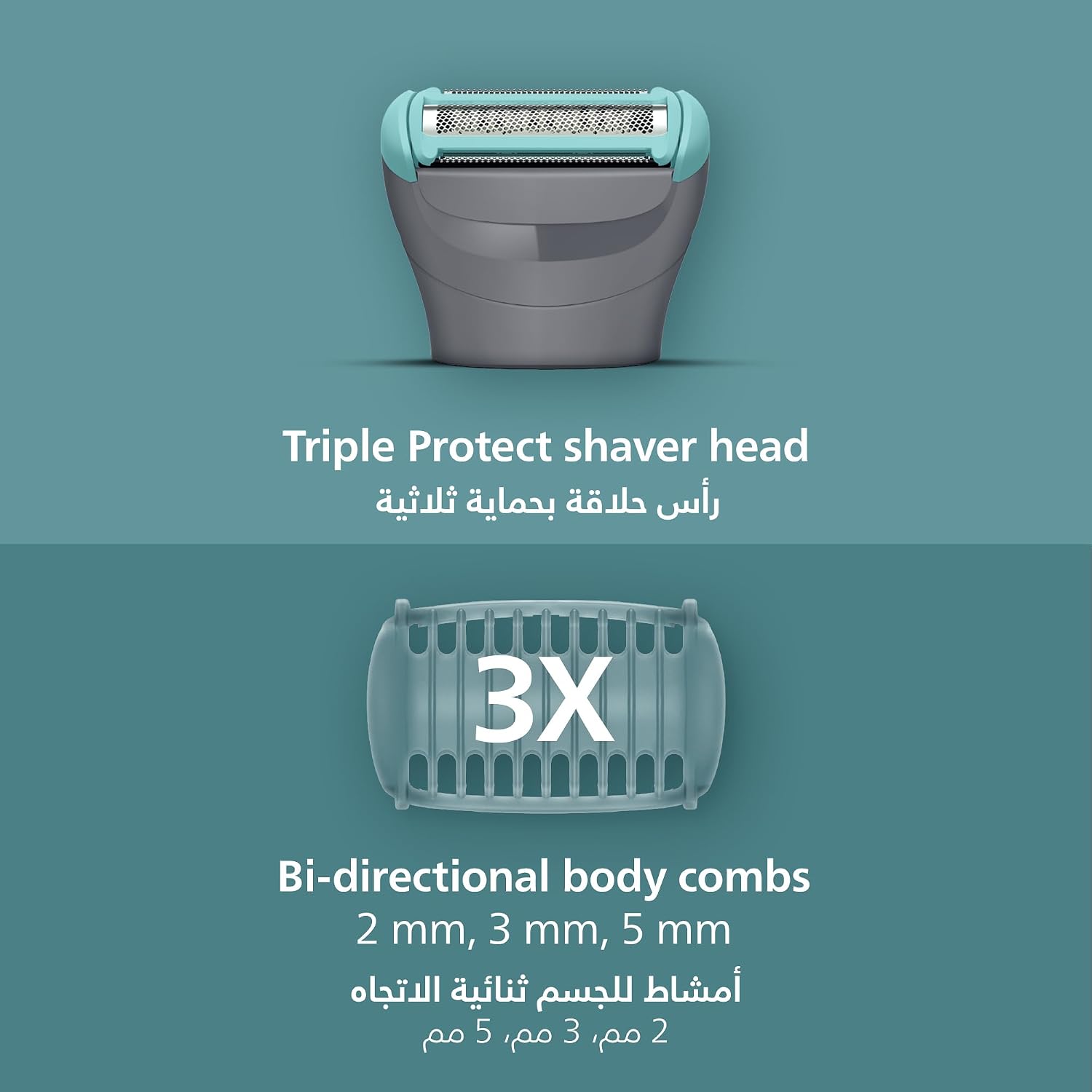 Philips All-in-One Trimmer MG7922/15 | 13-in-1 Face, Hair & Body Grooming | Precision Comb for Exact Styling | 120min Cordless, Showerproof