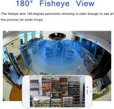 DS-2CD2955G0-ISU(1.05mm) 5MP IR WDR POE Network Fisheye Dome Camera, Audio and Alarm Inputs and Outputs, RJ45 Connection