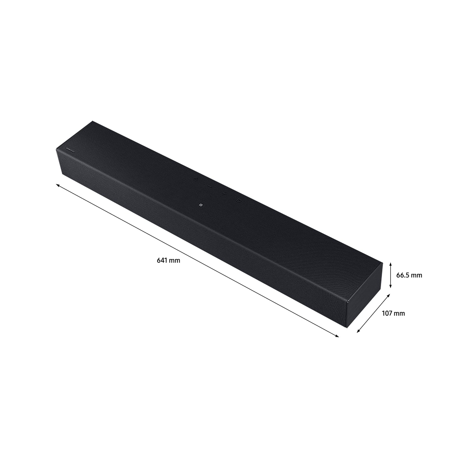 Samsung B-series Soundbar, C400, 2 ch, Subwoofer, Built-in Woofer, One Remote Control, Bluetooth TV Connection, Surround Sound Expansion, HW-C400/ZN (2023 - UAE Version)