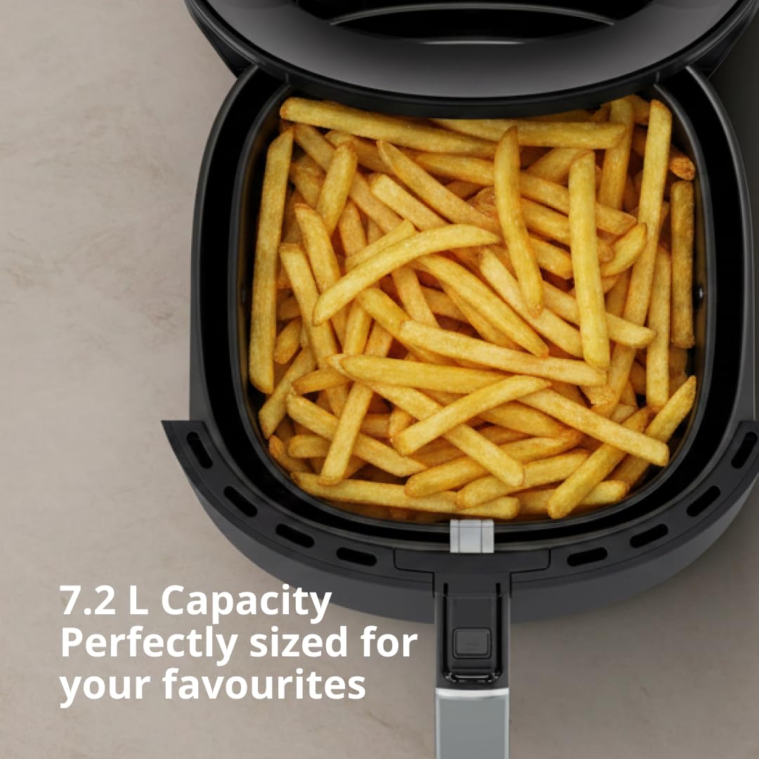 Philips Airfryer XXL - 7.2L, 2000W, See-through Cooking Window, 16 Cooking Functions, Touchscreen, RapidAir Plus Technology, Black - NA342/09