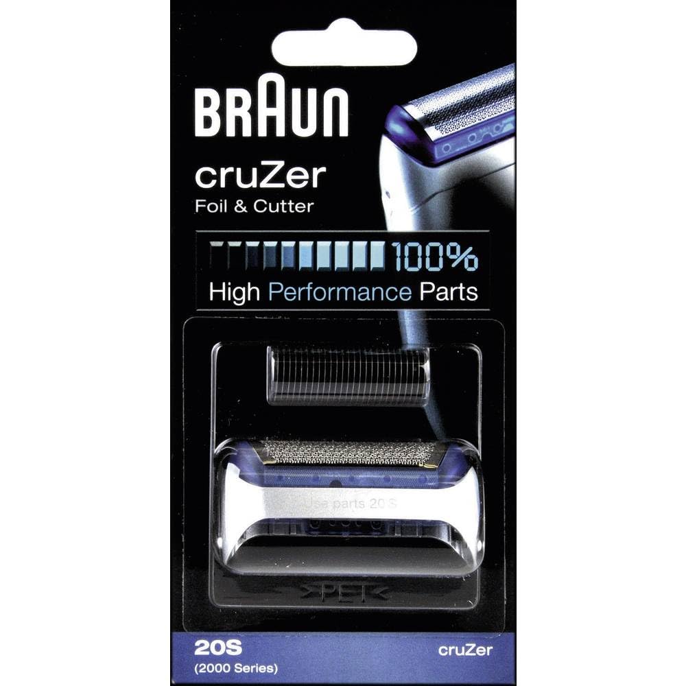 Braun Mens 20S Cruzer Replacement Foil & Cutter Head