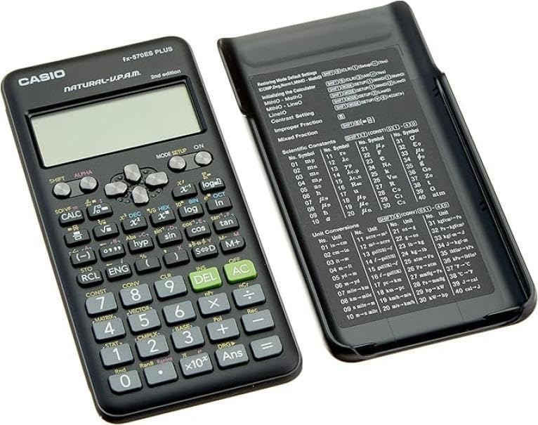 Casio Fx-570Es Plus 2 Scientific Calculator with 417 Functions, Black
