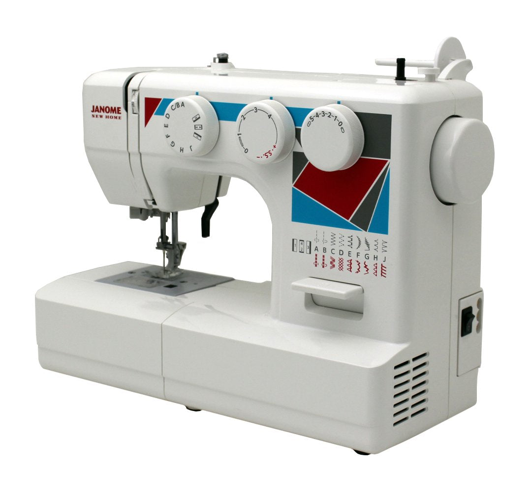 Janome MOD-11 Easy-to-Use Sewing Machine with 11 Stitches, and 5-Piece Feed Dogs