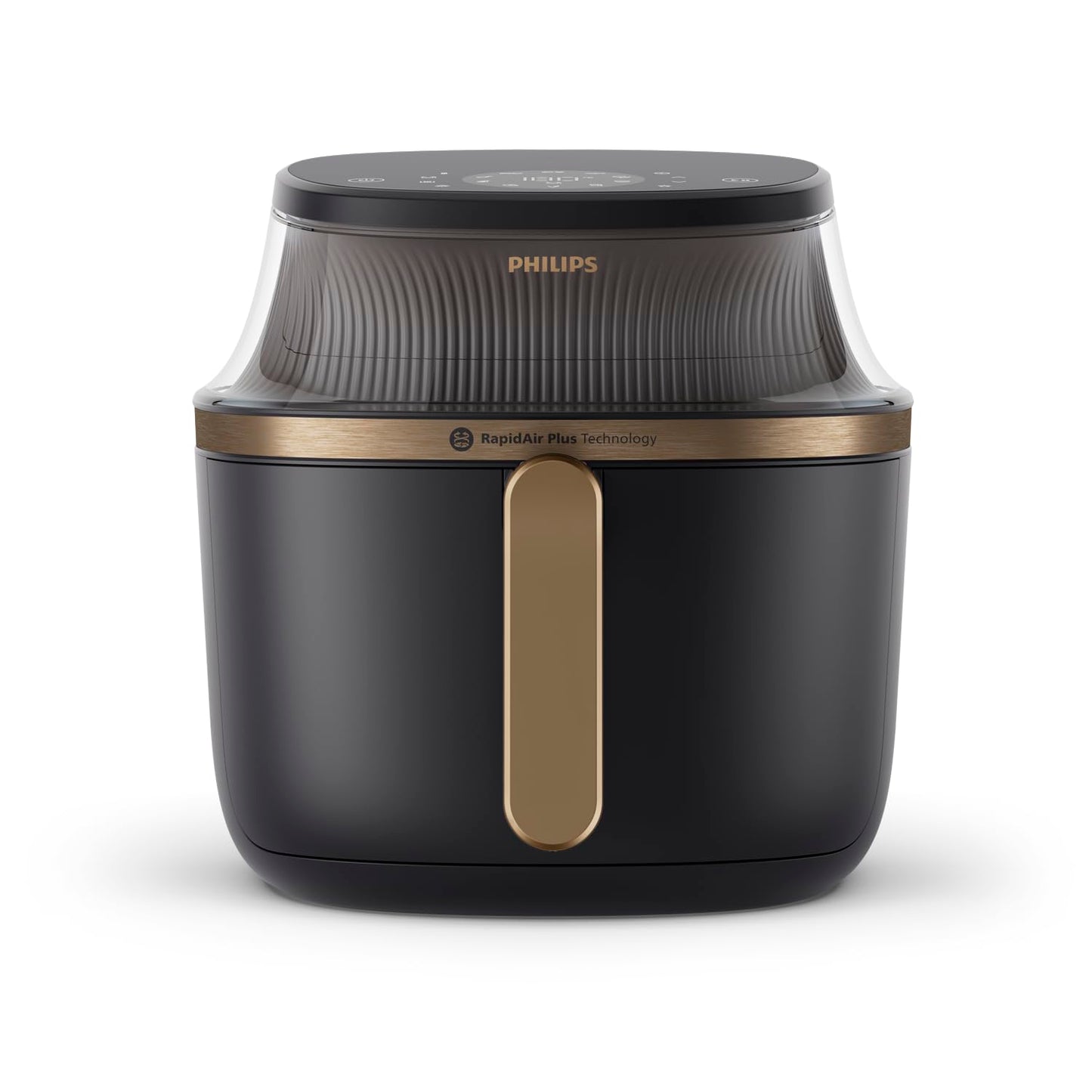 Philips Airfryer L - 4.2L, 1400W, See-through Cooking Window, 16 Cooking Functions, Touchscreen, RapidAir Plus Technology, Black - NA322/09