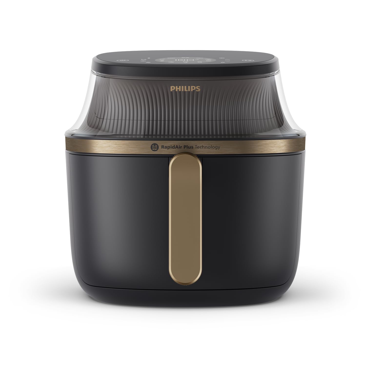 Philips Airfryer L - 4.2L, 1400W, See-through Cooking Window, 16 Cooking Functions, Touchscreen, RapidAir Plus Technology, Black - NA322/09