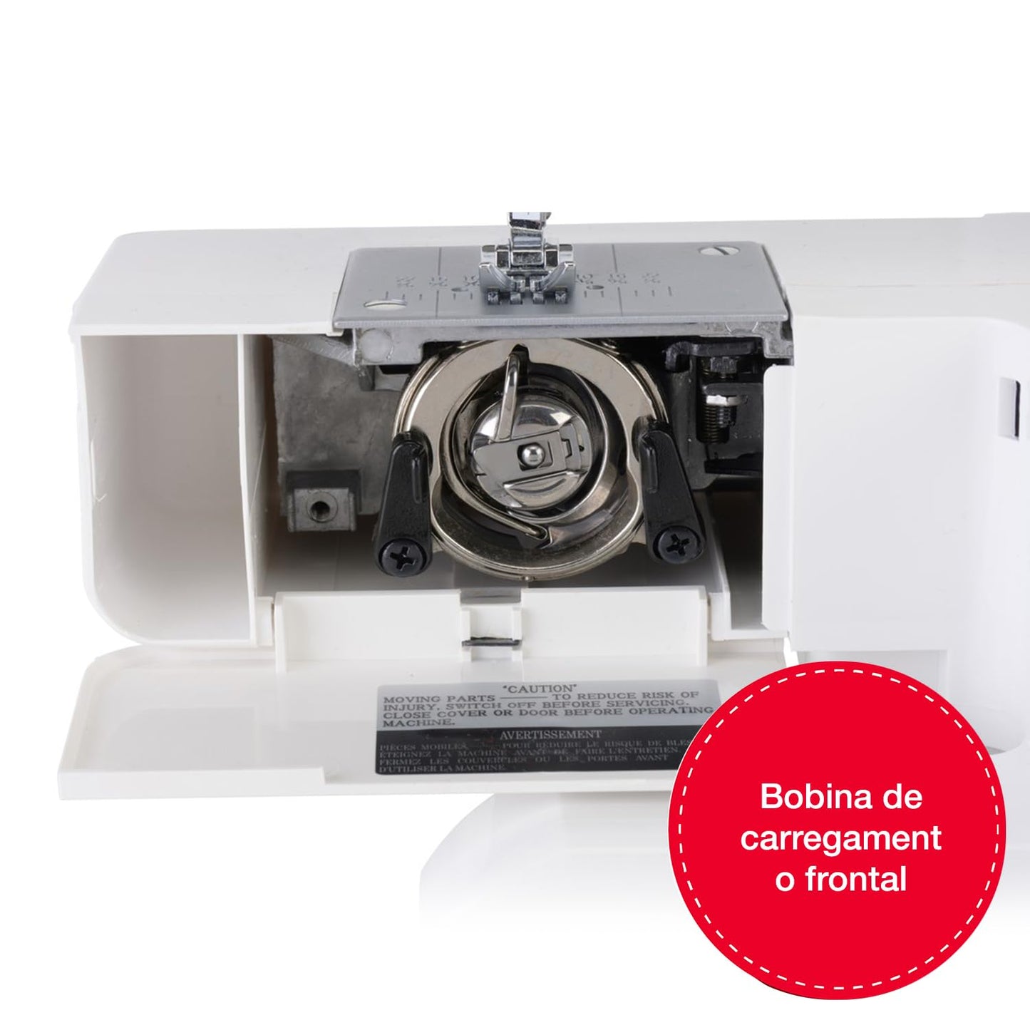 Singer M1605 Domestic Sewing Machine, 6 Built-in Stitches, Easy Stitch Selection, with Front loading Bobbin & Adjustable Thread Tension Dial