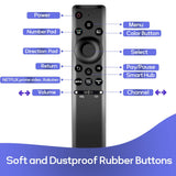 Elypaddye Universal Remote for All Samsung Smart TV Replacement Remote Control for Samsung Control for Samsung LCD LED UHD QLED Series TV with Netflix Prime Video Buttons