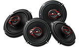 Pioneer Pack of 4 TS-7150F Woofer speaker Champion Series (TS-7150F) 500-Watt 7x10-Inch 5-Way Car Audio Speakers