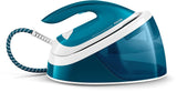 Philips PerfectCare Compact Essential Steam Generator Iron - 2400W, 120g/min Continuous Steam, 1.3L, OptimalTEMP Technology, Blue/White - GC6815/26