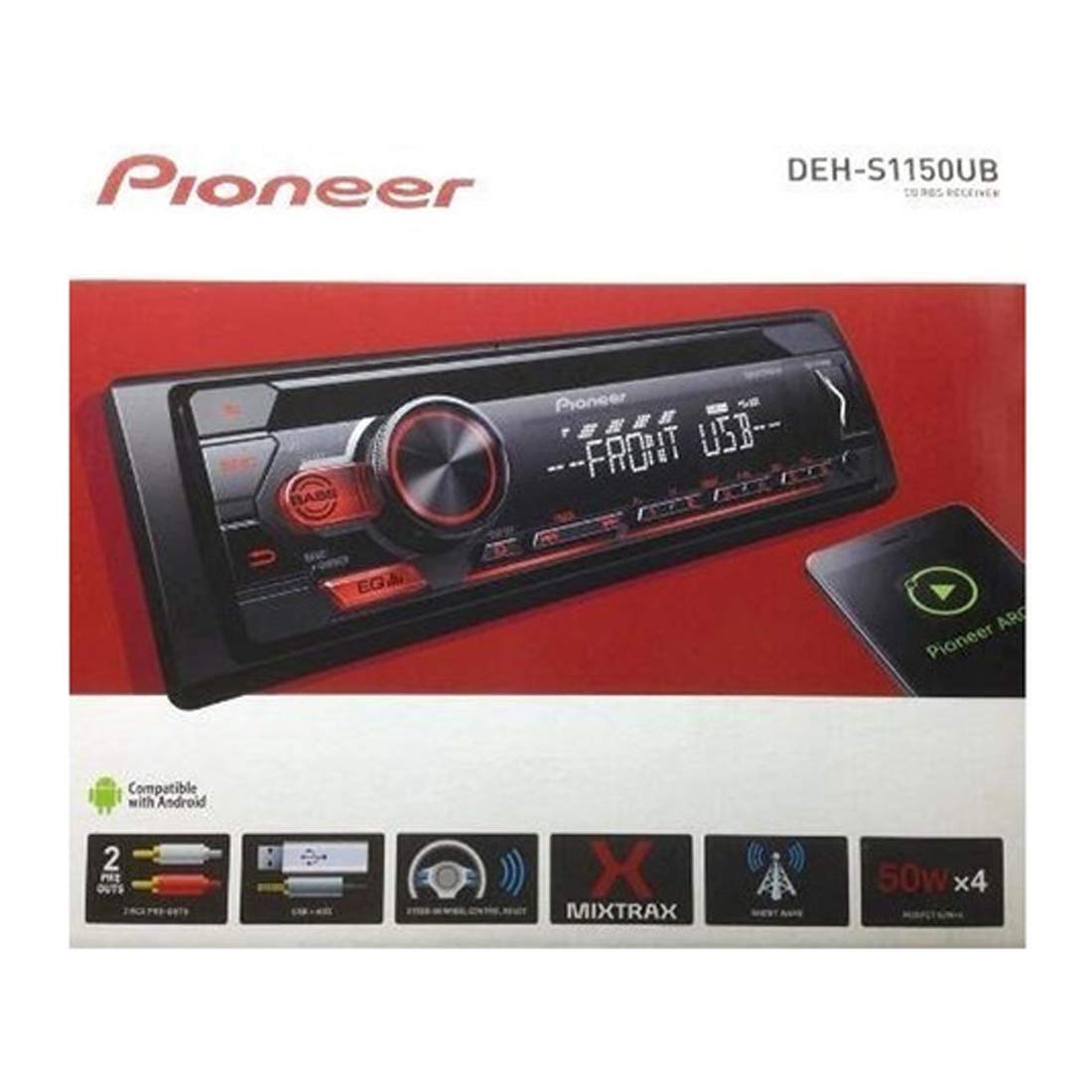 Pioneer CD and Digital Media Receiver - DEH-S1150UB