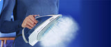 Tefal Ultraglide Anti-Calc Plus Steam Iron, 270 ml, 2800 Watts, Blue/Silver, Plastic/Durilium Airglide, FV5820G0