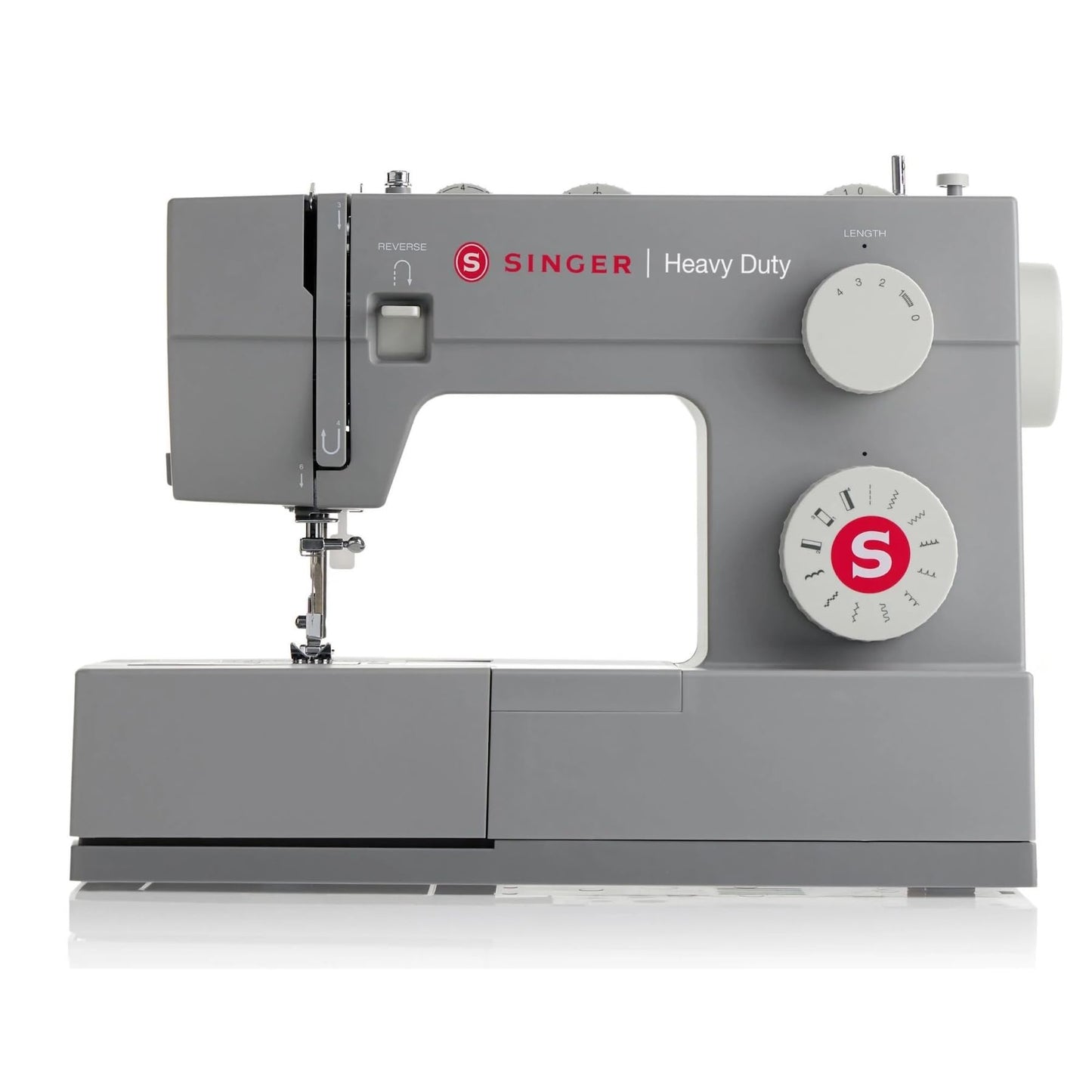 Singer 4411 Heavy Duty Sewing Machine, 11 Built-In Stitches, High Performance Motor, Stitch 1100/min, 69 Stitch Applications, Adjustable Stitch Length and Width, Reverse, LED, and Free Arm