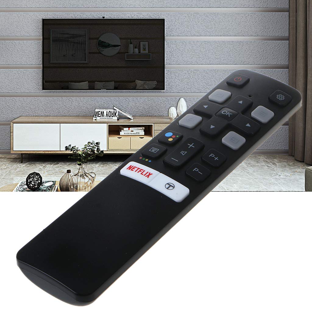 FAIRY RABBIT Voice Remote Control Replaced Universal Controller Rc802V Fmr1 For Tcl Tv 65P8S 49S6800Fs 49S6510Fs,Remote Holder