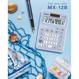 Casio 12 Digits Calculator MX-12B-LB Blue