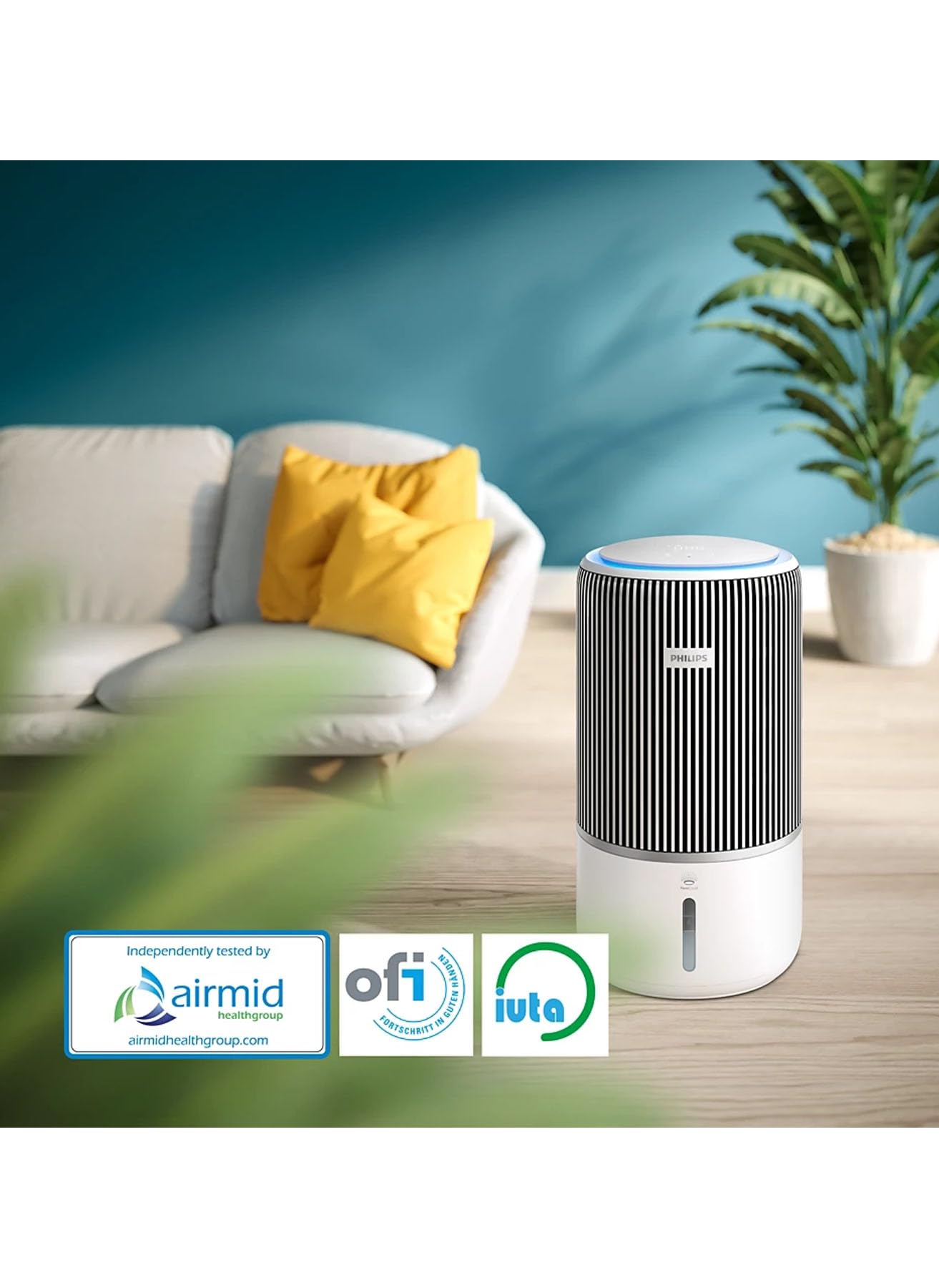Philips AC3420/10 PureProtect Water 3400 Series Smart 2-in-1 Air Purifier and Humidifier