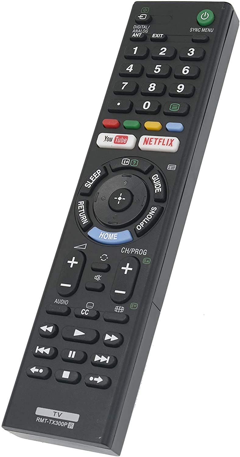 Smartway2save RMT-TX300P Universal Replacement TV Remote Control Substitute for Sony RMF-TX200U RMF-TX300U RMF-TX201U RMF-TX310U RMF-TX220U RMF-TX300B RMF-TX310B RMF-TX200B RMT-TX102U RMT-TX100U