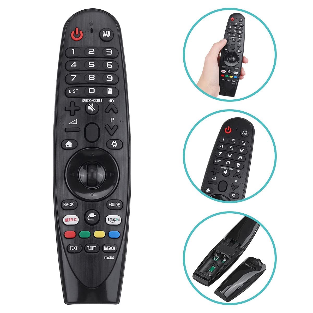 Replace Distant Control Voice Universal For LG Illusion Smart TV AN-MR650A suitable for laptop