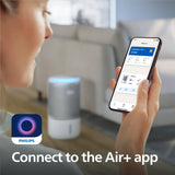 Philips Smart 2-in-1 Air Purifier & Humidifier PureProtect Water 3400 Series - 78 m2, HEPA, Active Carbon, 5 Speed, Sleep Mode, Child Lock, 3.2L Water Tank, Connected, White - AC3420/10