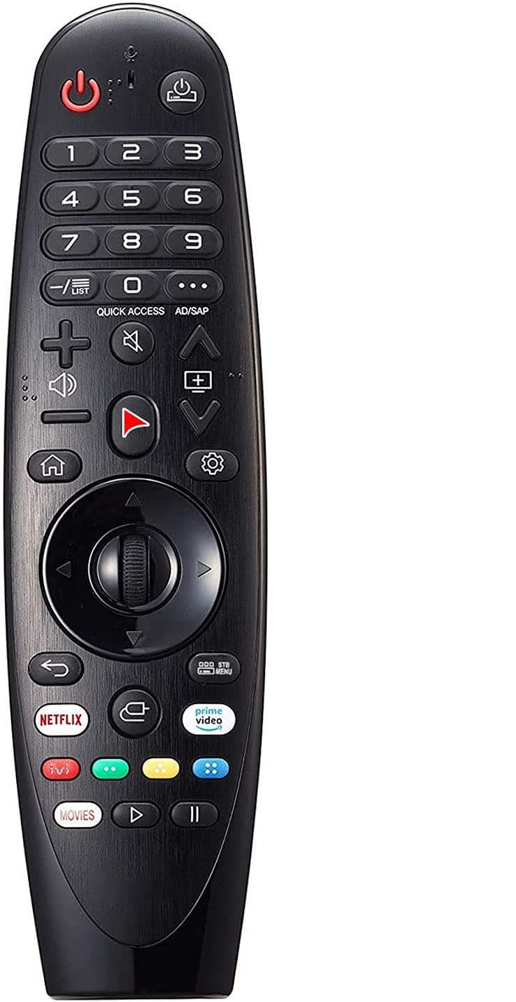 FireRune Replacement Universal Remote Control AN-MR650A for LG TV / 3D Smart TV with Amazon Netflix Button - No Setup Required Universal Remote Control AN-MR650A