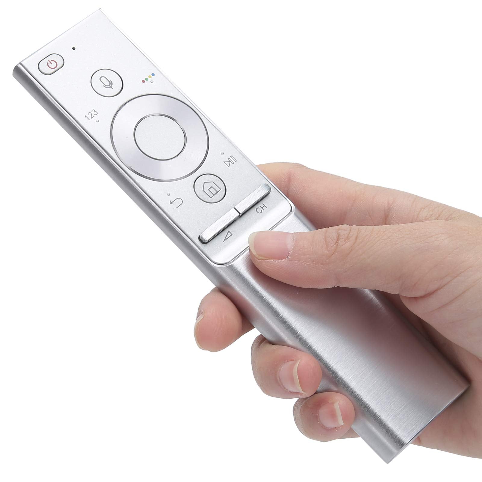 Qin Remote Control, Comfortable To Touch Aluminum Alloy Shell Material Universal Remote Control 33ft Remote for Voice TV