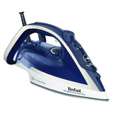 Tefal Ultraglide Anti-Calc Plus Steam Iron, 270 ml, 2800 Watts, Blue/Silver, Plastic/Durilium Airglide, FV5820G0