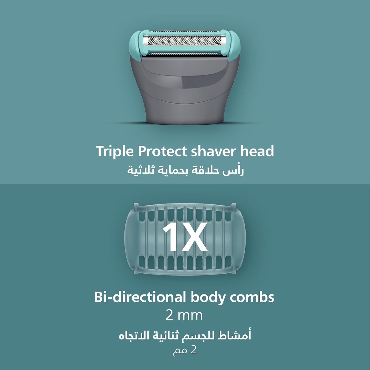 Philips All-in-One Trimmer MG7922/15 | 13-in-1 Face, Hair & Body Grooming | Precision Comb for Exact Styling | 120min Cordless, Showerproof