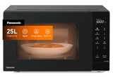 Panasonic 25L Solo Microwave Oven, 900W Power, 5 Power Levels, 10 Auto Programs, Quick 30 Function & Auto Defrost, Compact Countertop Microwave, Large Interior, Black, 1 Year Warranty – NN-ST34NBKPQ