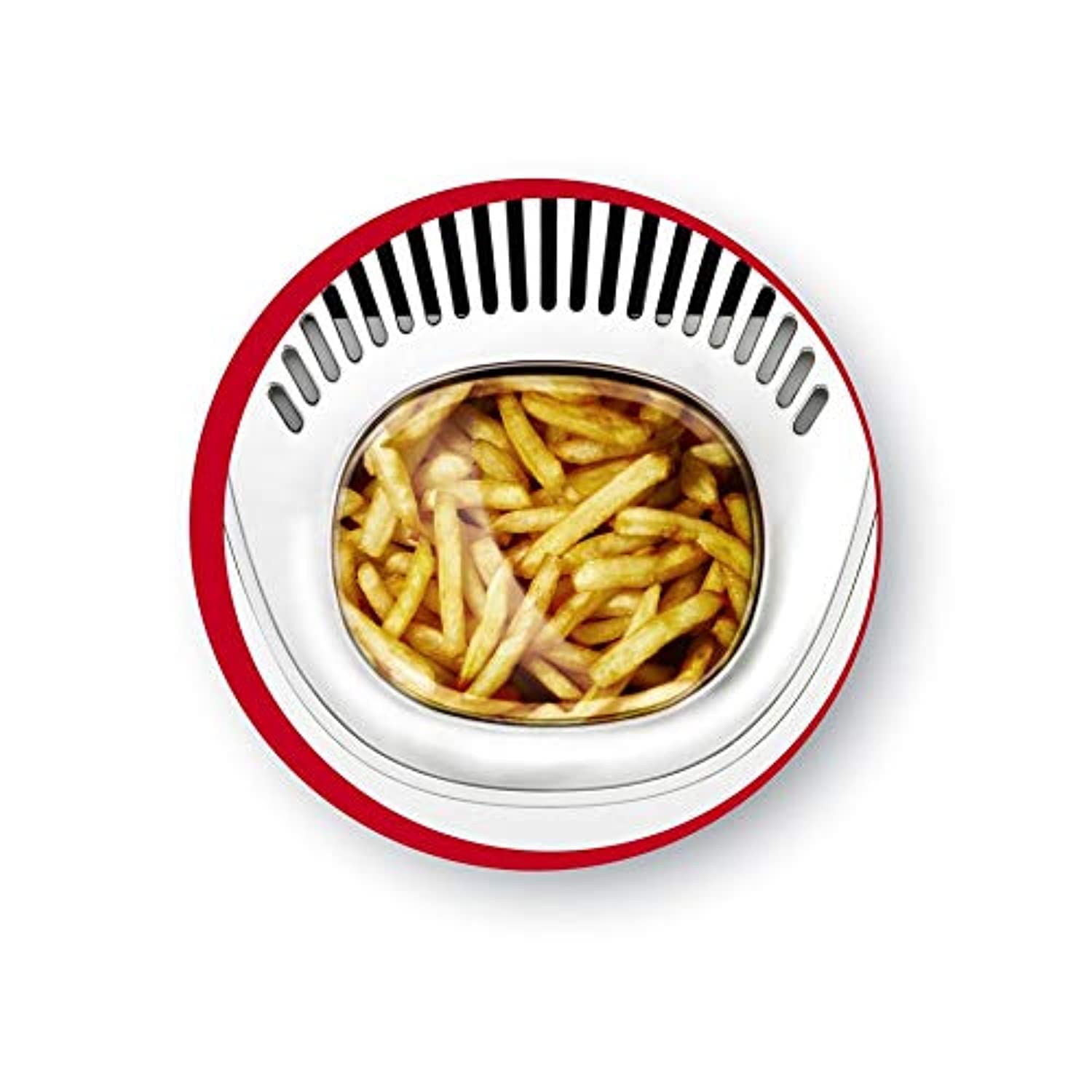 MOULINEX Deep Fryer | Mega | 3 L | Large capacity | Removable Bowl | Autoatic Lid Opening System | Adjustable Thermostat | Viewing Window | Grey | 2 Years Warranty | AM480027
