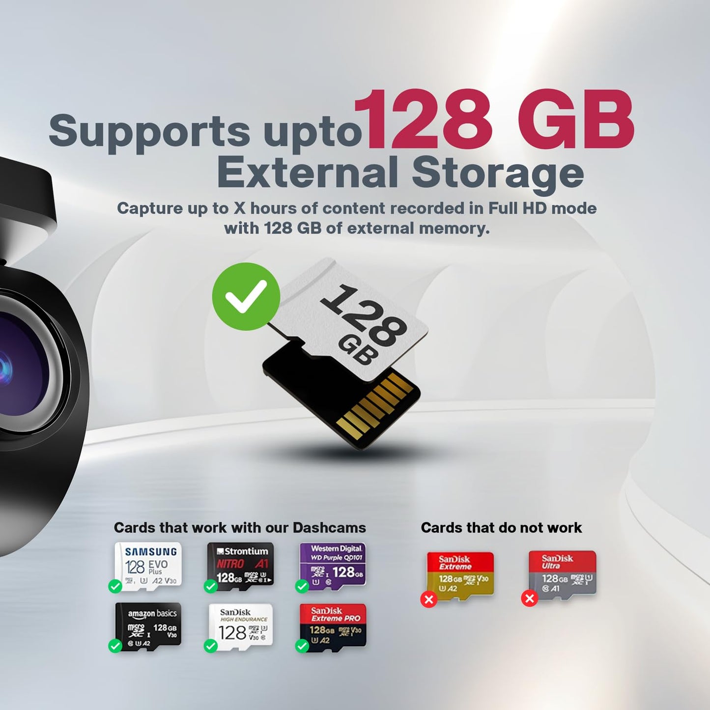 Pioneer Dash Camera VREC-H120SC Compact 1,5K Front Recording