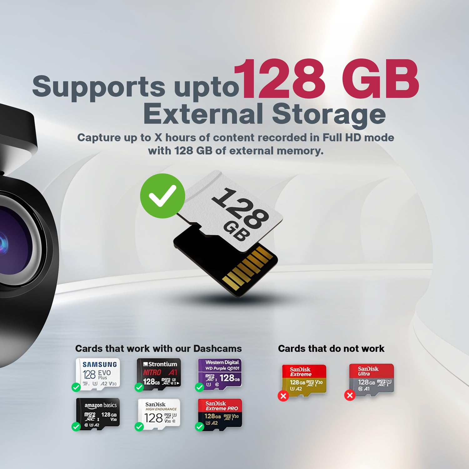 Pioneer Dash Camera VREC-H120SC Compact 1,5K Front Recording