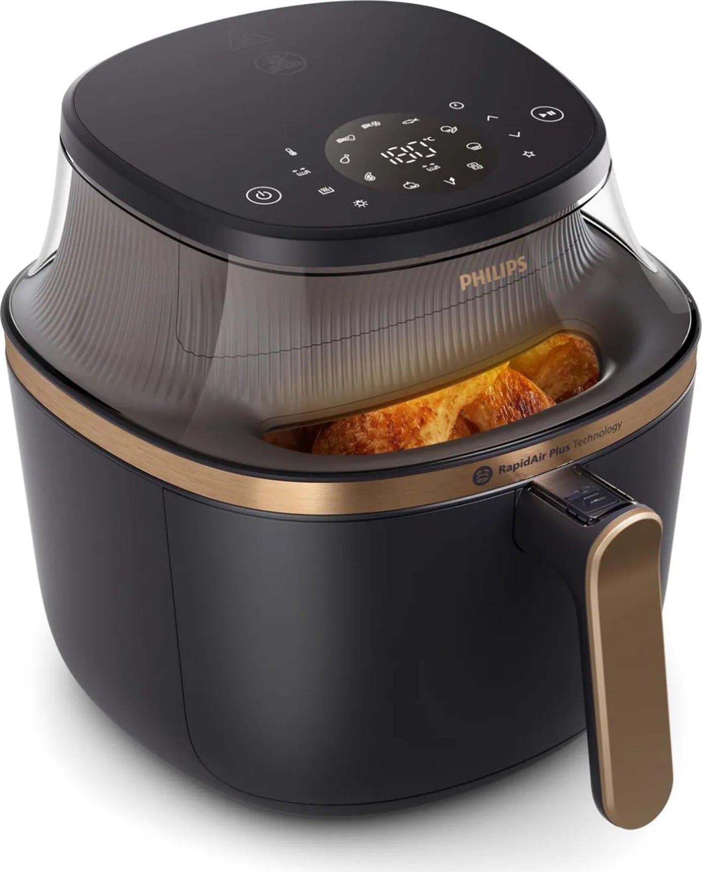 Air Fryer 6.2 liters power 1700 W 12 programs LED display color black series 3000 - NA332/00