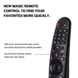 Qzanyee Life AN-MR650A AN-MR19BA AN-MR20GA Voice Magic Remote Control Replacement fit for LG TV UN85 UN81 UN80 UN74 UN73 UN71 B7 B7A C7 E7 G7 W7 W8 B9 C9 E9 W9 NANO99 NANO97 Series