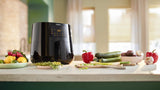 Philips Essential Air Fryer XL 1.2KG, 6.2L Capacity, Digital Screen,Black - HD9270/90 - International Warranty