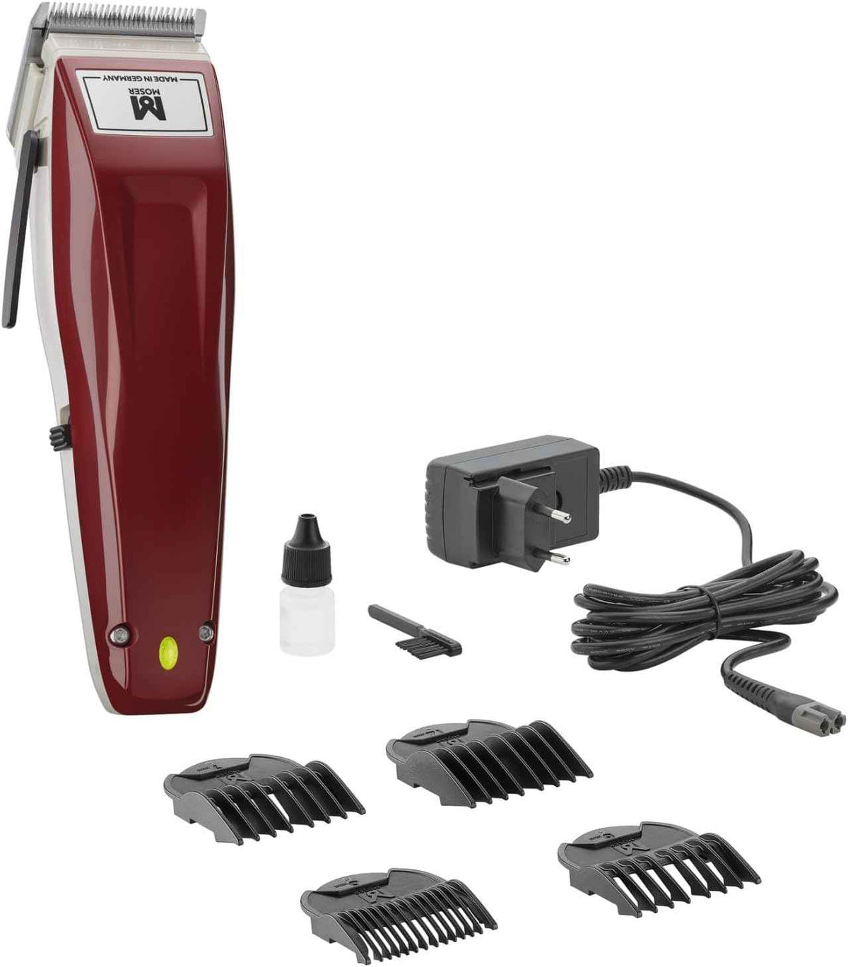 Moser 1400™ 1430-0050 Cordless Professional Hair Clipper for Men | High-grade Stainless Steel blade set | MultiClick Adjustment | 3-Hour Battery Life and Fast Charging, Made in Germany