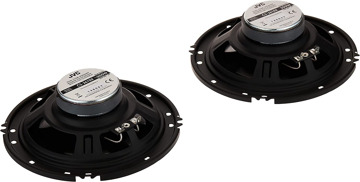 Jvc Cs-J610X 300W Dual Cone Speaker System, 6.5-Inch Size