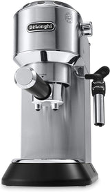 De'Longhi EC685 Dedica Style Pump Espresso Machine with Grinder (M, Silver)