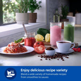 Philips Blender 5000 Series - Personal Blender, 1000W, 700ml Tumbler + 2 Extra, 1 Speed, ProBlend Plus Technology - HR2767/00