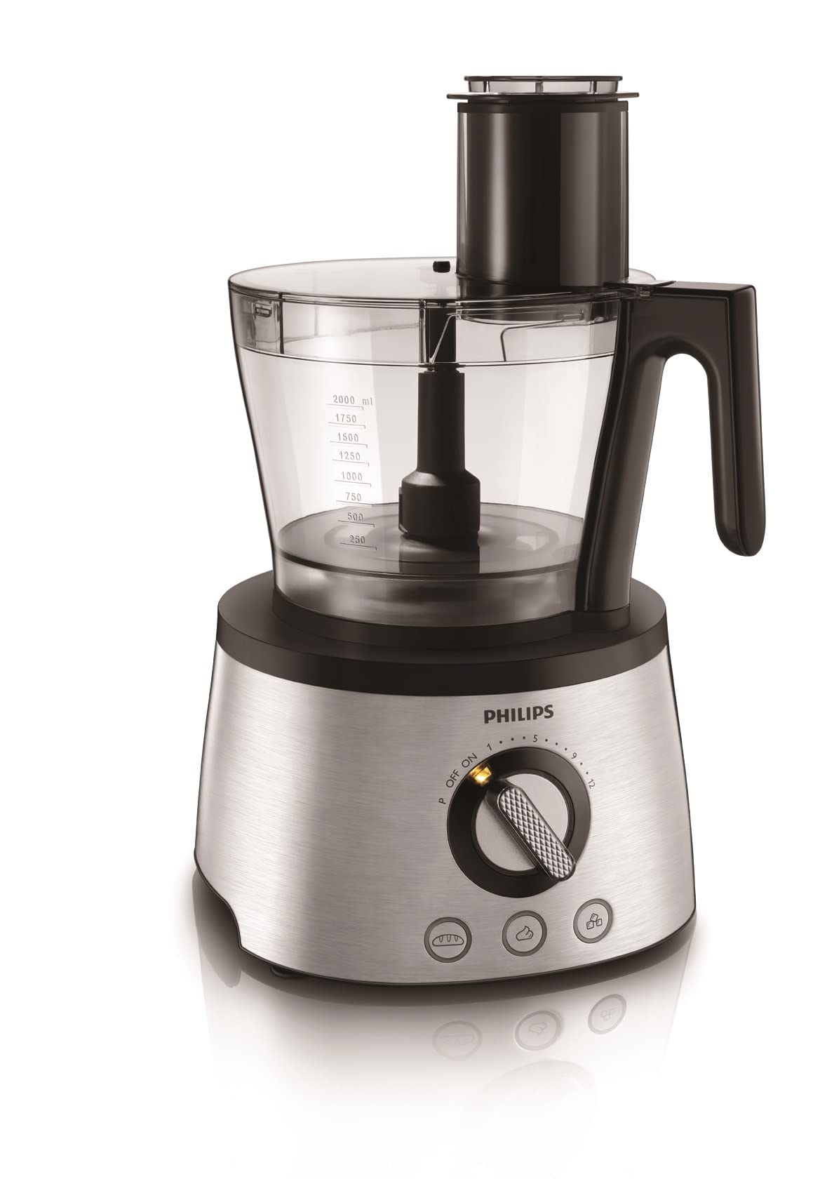 PHILIPS Avance Collection Multi- function Food Processor HR7778/01, 1300W, Compact 4in1 setup, 3.4L bowl with Stainless Steel Disc, 2.2L Blender