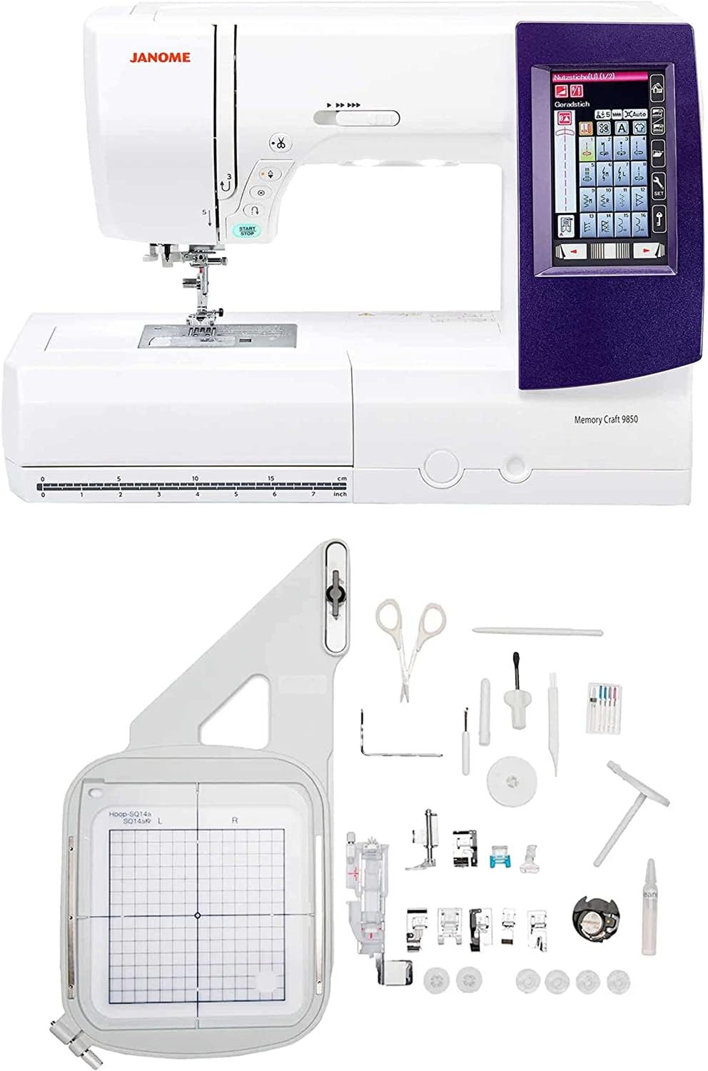 Janome 9850 Master Listing